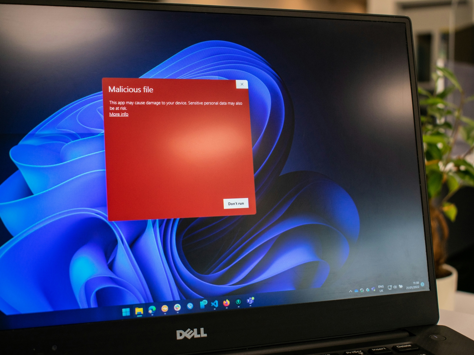 Malicious file scan